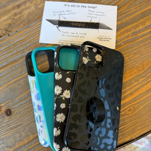 Luxylemon Loopy Casely iPhone12 Pro Max Variety of Cases + extra loopy holder - Picture 1 of 9